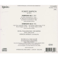 Robert Simpson (1921-1997): Symphonien Nr.1 & 8