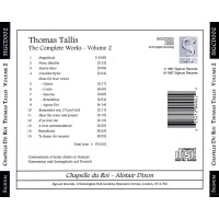 Thomas Tallis (1505-1585): Complete Works Vol.2