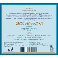 Jules Massenet (1842-1912): Orchesterlieder