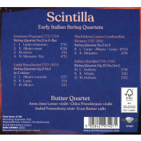 Various: Butter Quartet - Scintilla (Early Italian String Quartets)