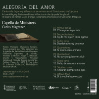 Various: Capella de Ministrers - Alegoria del Amor