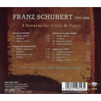 Franz Schubert (1797-1828): Violinsonaten D.384,385,408 (Sonatinen für Violine & Klavier)