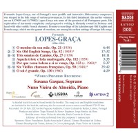 Fernando Lopes-Graca (1906-1994): Songs & Folk Songs...