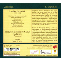 Lambert de Sayve (1549-1614): Messe pour le Sacre de lempereur Matthias