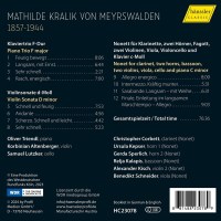 Mathilde Kralik von Meyrswalden (1857-1944): Nonett...