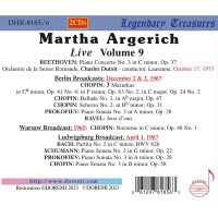 Various: Martha Argerich - Legendary Treasures Vol.9