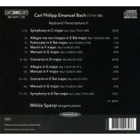 Carl Philipp Emanuel Bach (1714-1788): Transkriptionen für Cembalo Vol.2