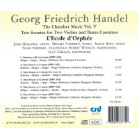 Georg Friedrich Händel (1685-1759): Kammermusik Vol.5