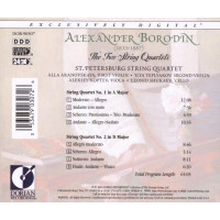 Alexander Borodin (1833-1887): Streichquartette Nr.1 & 2