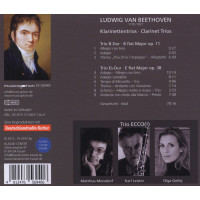 Ludwig van Beethoven (1770-1827): Klarinettentrios opp.11 & 38