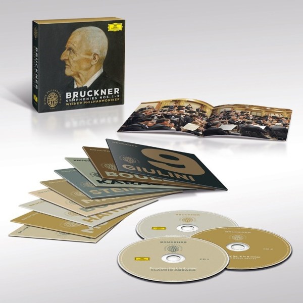 Anton Bruckner (1824-1896): Symphonien Nr.1-9 (Wiener Philharmoniker)