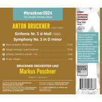 Anton Bruckner (1824-1896): Bruckner 2024 "The Complete Versions Edition" - Symphonie Nr.3 d-moll WAB 103 (1889)