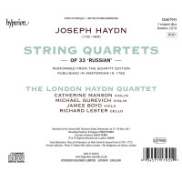 Joseph Haydn (1732-1809): Streichquartette Nr.37-42 (op.33 Nr.1-6)