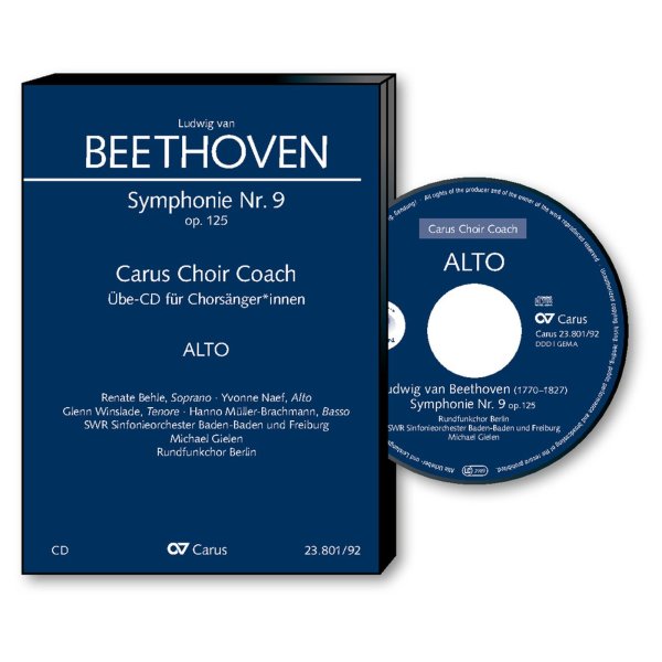 Various: Carus Choir Coach - Ludwig van Beethoven: Ode an die Freude (Finale der Symphonie Nr. 9 / Alt)