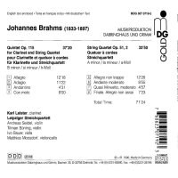 Johannes Brahms (1833-1897): Klarinettenquintett op.115