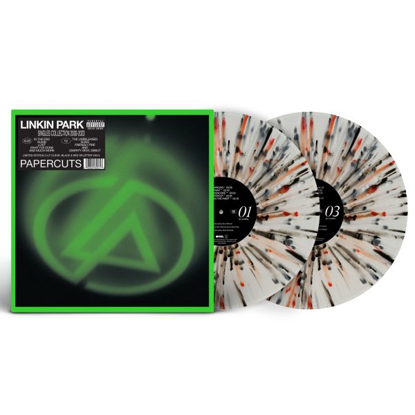 Linkin Park: Papercuts (Singles Collection 2000 - 2023) (Limited Indie Exclusive Edition) (Clear, Black & Red Splatter Vinyl)