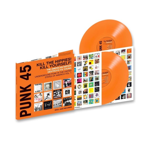 Various: PUNK 45: Kill The Hippies! Kill Yourself! (Limited Edition) (Orange Vinyl)