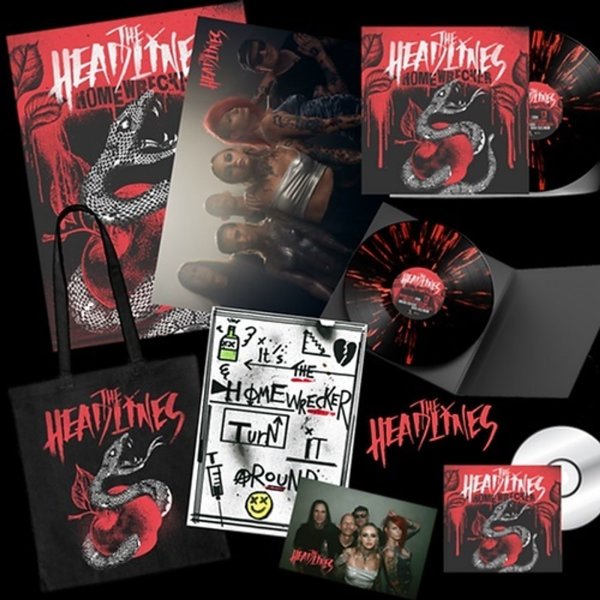 The Headlines: Homewrecker (Special Edition) (Black w/ Red Splatter Vinyl + Xtras)