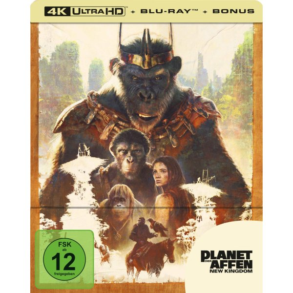 Planet der Affen: New Kingdom (Ultra HD Blu-ray & Blu-ray im Steelbook)