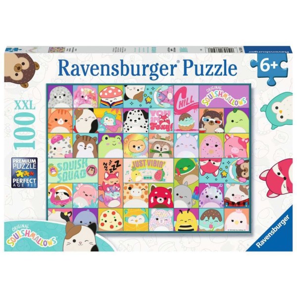 Kinderpuzzle Viele bunte Squishmallows (100 Teile)