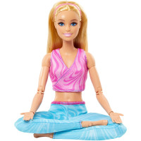 Barbie Made to Move mit pinken Sportoberteil und blauer Yogahose