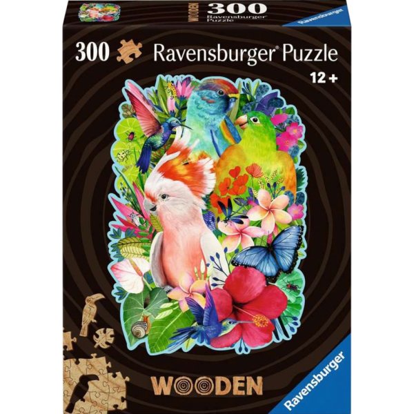 Wodden Puzzle Exotische Vögel (300 Teile)