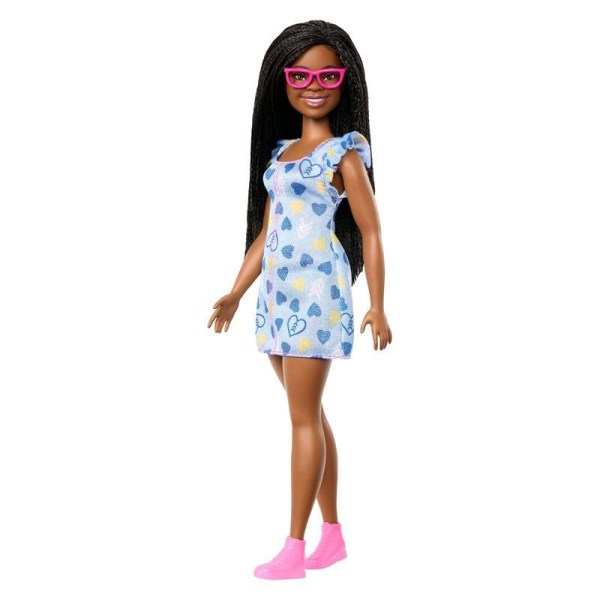 Barbie Fashionistas-Puppe mit Down-Syndrom im Herzchenkleid