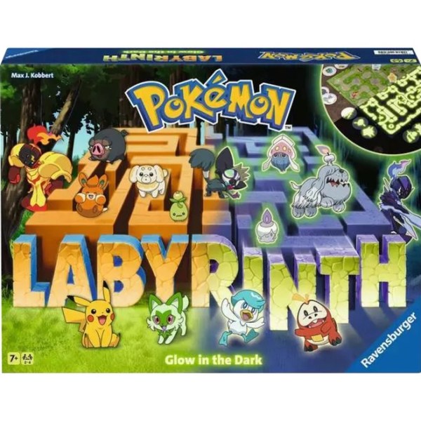 Pokémon Brettspiel Labyrinth Glow in the Dark