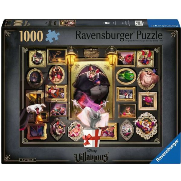 Puzzle Villainous: Ratigan (1000 Teile)