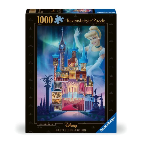 Puzzle Disney Castles: Cinderella (1000 Teile)