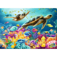 Puzzle Blaue Unterwasserwelt (1000 Teile)