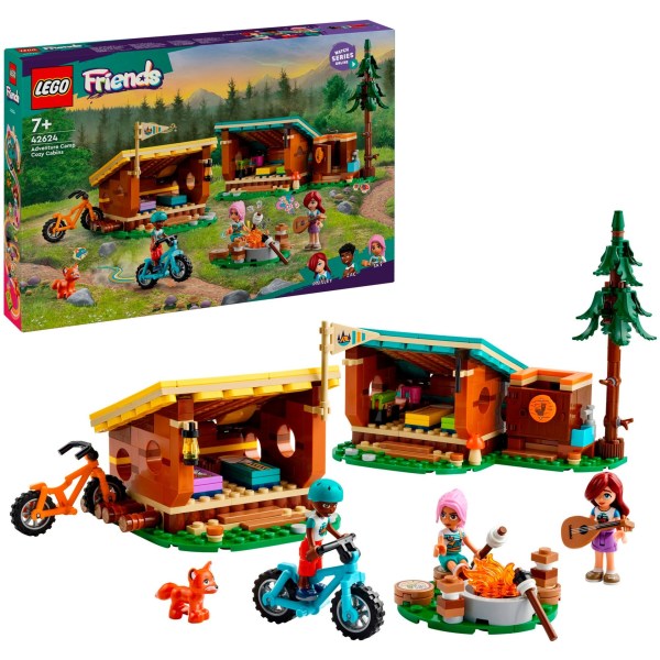 42624 Friends Gemütliche Hütten im Abenteuercamp - LEGO 42624 - (Spielzeug / Konstruktionsspielzeug)