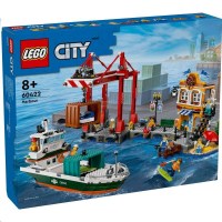 60422 City Hafen mit Frachtschiff - LEGO 60422 -...