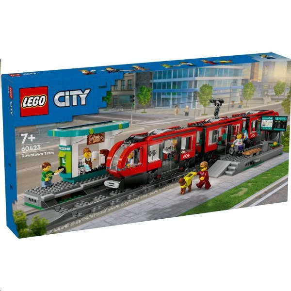 60423 City Straßenbahn mit Haltestelle - LEGO 60423 - (Spielzeug / Konstruktionsspielzeug)