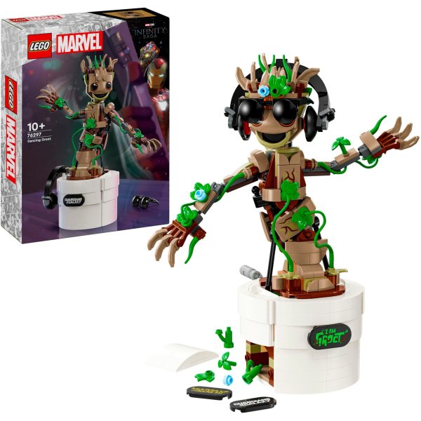 76297 Marvel Super Heroes Tanzender Groot - LEGO 76297 - (Spielzeug / Konstruktionsspielzeug)