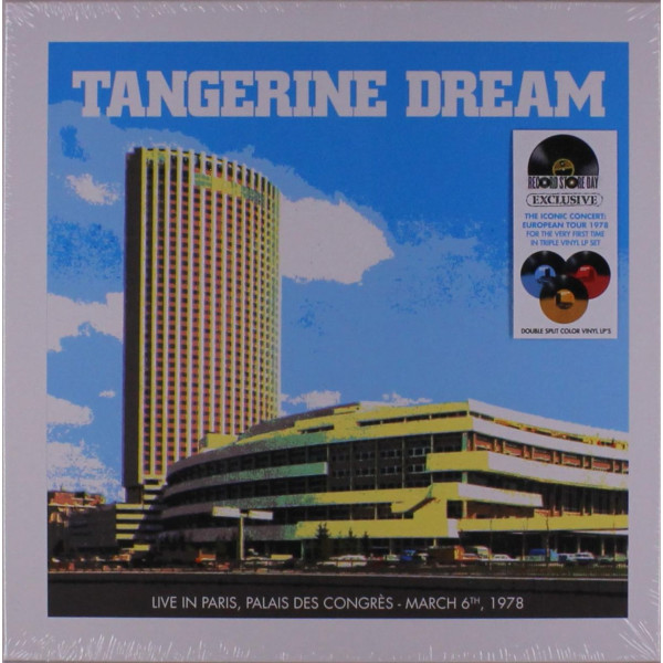 Tangerine Dream: Live In Paris, Palais Des Congres - March 6th, 1978 (remastered) (Limited Edition Box Set) (Split Color Vinyl)