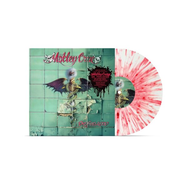 Mötley Crüe: Dr. Feelgood (35th Anniversary) (Limited Edition) (Red & White Splatter Vinyl) (Lenticular Art Card Cover)