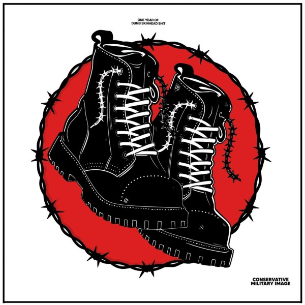 Conservative Military Image: One Year O Dumb Skinhead Shit (Red Vinyl)