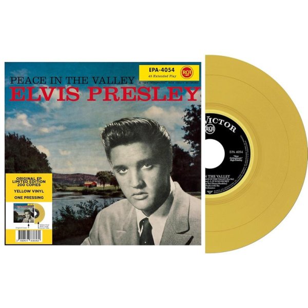 Elvis Presley (1935-1977): EP Peace In The Valley (US) (Limited Edition) (Yellow Vinyl)