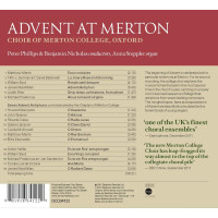 Various: Merton College Choir Oxford - Advent At Merton