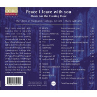 Various: Magdalen College Choir Oxford - Peace I leave with you