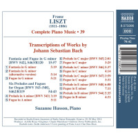 Klavierwerke Vol.39 - Transcriptions of J.S.Bach