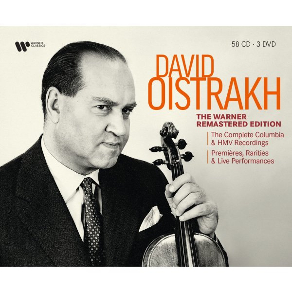 Various: David Oistrach - The Warner remastered Edition (Complete Columbia & HMV Recordings / Premieres & Rarities)