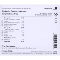 Benjamin Godard (1849-1895): Klaviertrios Nr.1 & 2