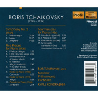 Boris Tschaikowsky (1925-1996): Symphonie Nr.2