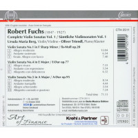 Robert Fuchs (1847-1927): Sämtliche Violinsonaten Vol.1