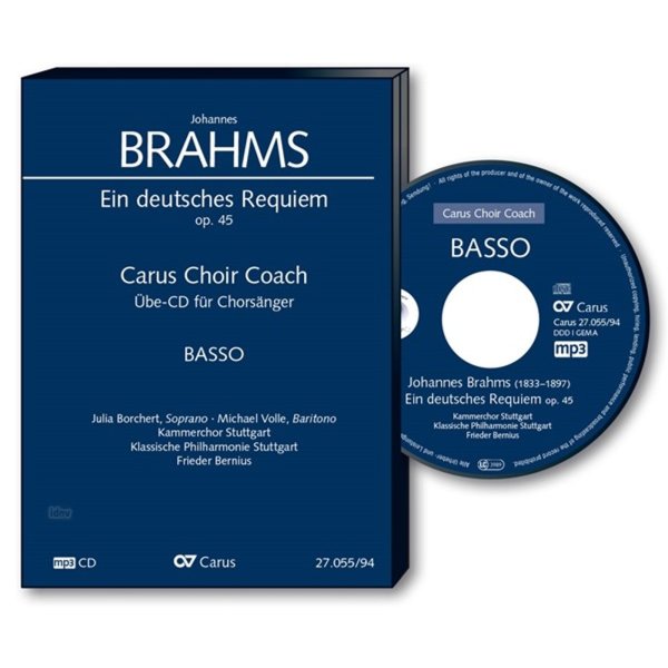 Carus Choir Coach - Johannes Brahms: Ein deutsches Requiem op.45 (Bass)