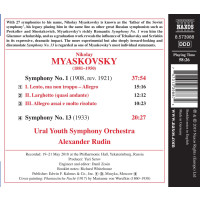 Nikolai Miaskowsky (1881-1950): Symphonien Nr.1 & 13