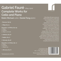 Gabriel Faure (1845-1924): Werke für Cello & Klavier