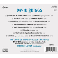 David Briggs: Chorwerke "Hail, gladdening Light"